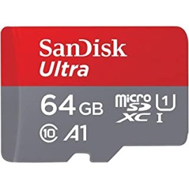 SanDisk Ultra Plus 64GB microSDXC UHS-I Card with SD Adapter