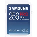 Samsung PRO Plus 256GB, SDXC, UHS-I, U3, Upto 160&120MB/s Reads & Writes, FHD & 4K UHD, Memory Card(MB-SD256K)