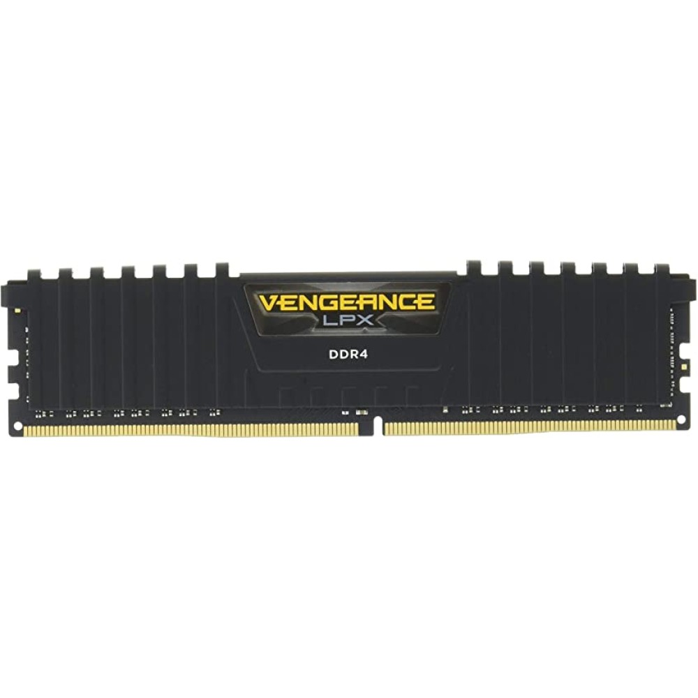 Corsair Vengeance LPX 16GB (2x8GB) DDR4 DRAM 2666MHz (PC4 21300) C16 Desktop Memory Kit - Black (CMK16GX4M2A2666C16)