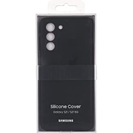 Samsung Galaxy S21 Case, Silicone Back Cover - Black (US Version)