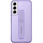 Samsung Galaxy S22 Protective Standing Cover, High Protection Phone Case, 2 Detachable Kickstands, 2 Viewing Angles, US Version, Lavender, (EF-RS901CVEGUS)