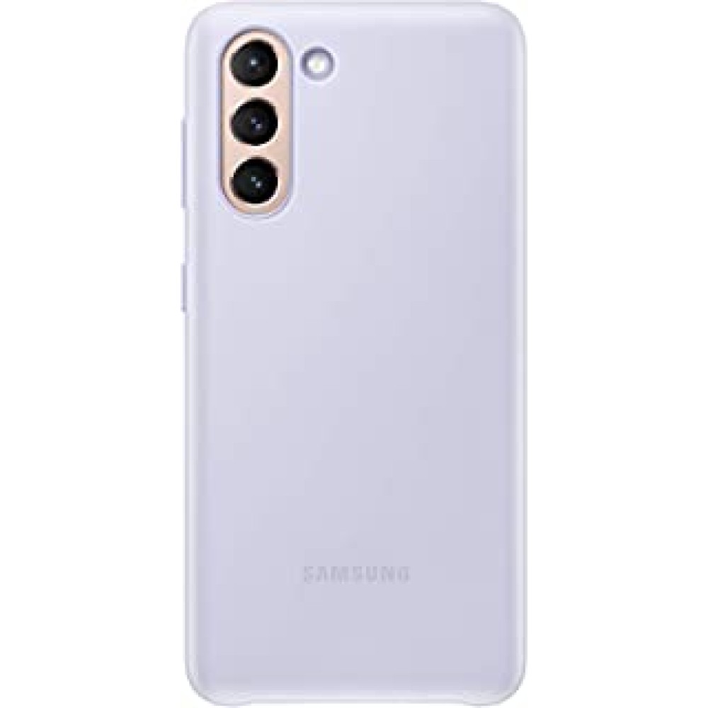 Samsung Galaxy S21 Case, Protective Smart LED Back Cover - Violet (US Version)