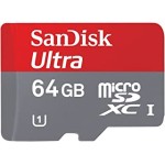 SanDisk 64GB Ultra MicroSDXC Class 10 Memory Card with SD Adapter with Bonus USB MicroSDXC Card Reader- Retail Packaging