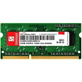 Simmtronics 2GB DDR3 Ram for Laptop with 3 Years Warranty (1600 Mhz)