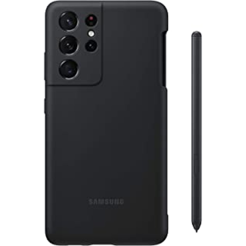Samsung Bumper Case for Galaxy S21 (Silicone | Black | Solid)