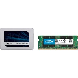 Crucial MX500 1TB SATA 6.35 cm (2.5-inch) 7mm Internal SSD (CT1000MX500SSD1) & RAM 16GB DDR4 3200 MHz CL22 Laptop Memory CT16G4SFRA32A