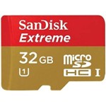 SanDisk Extreme 32GB UHS-I/U3 Micro SDXC Memory Card up to 60MB/s Read with Adapter