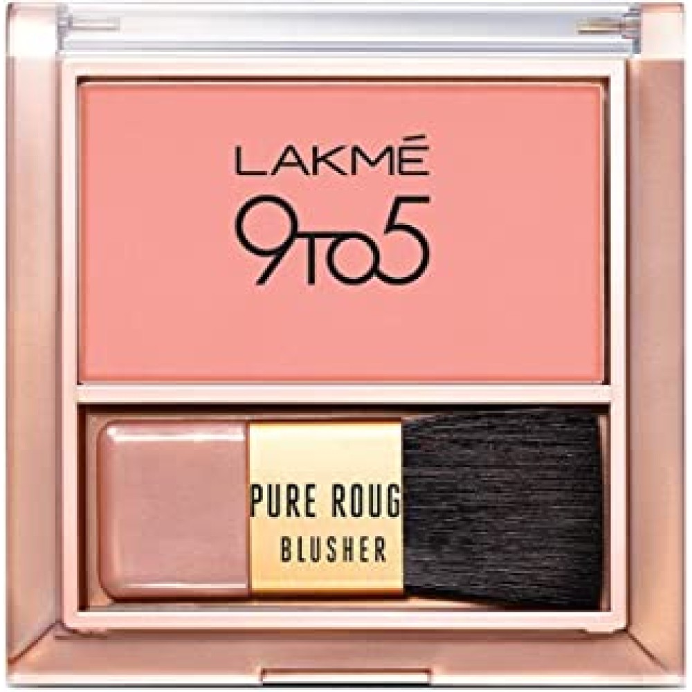Lakme 9 To 5 Pure Rouge Blusher, Nude Flush, 6 g