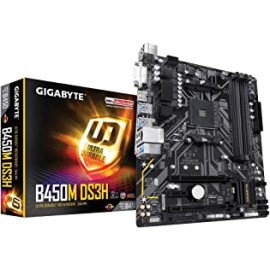 Gigabyte B450M DS3H (AMD Ryzen AM4/M.2/HMDI/DVI/USB 3.1/DDR4/Micro ATX/Motherboard)