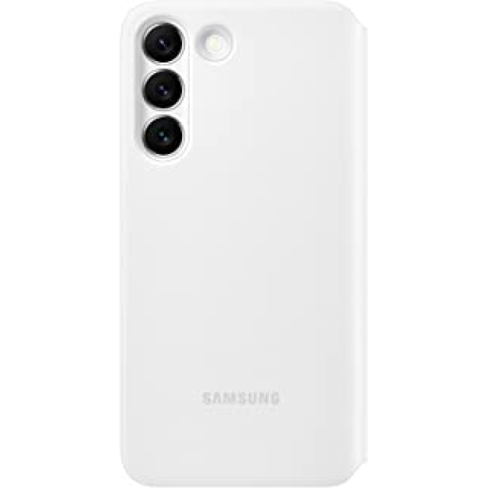 Samsung Original Galaxy S22 5G Smart Clear View Cover, White