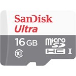 SanDisk Ultra MicroSDHC 16GB UHS-I Class 10 Memory Card (SDSQUNB-016G-GN3MN)