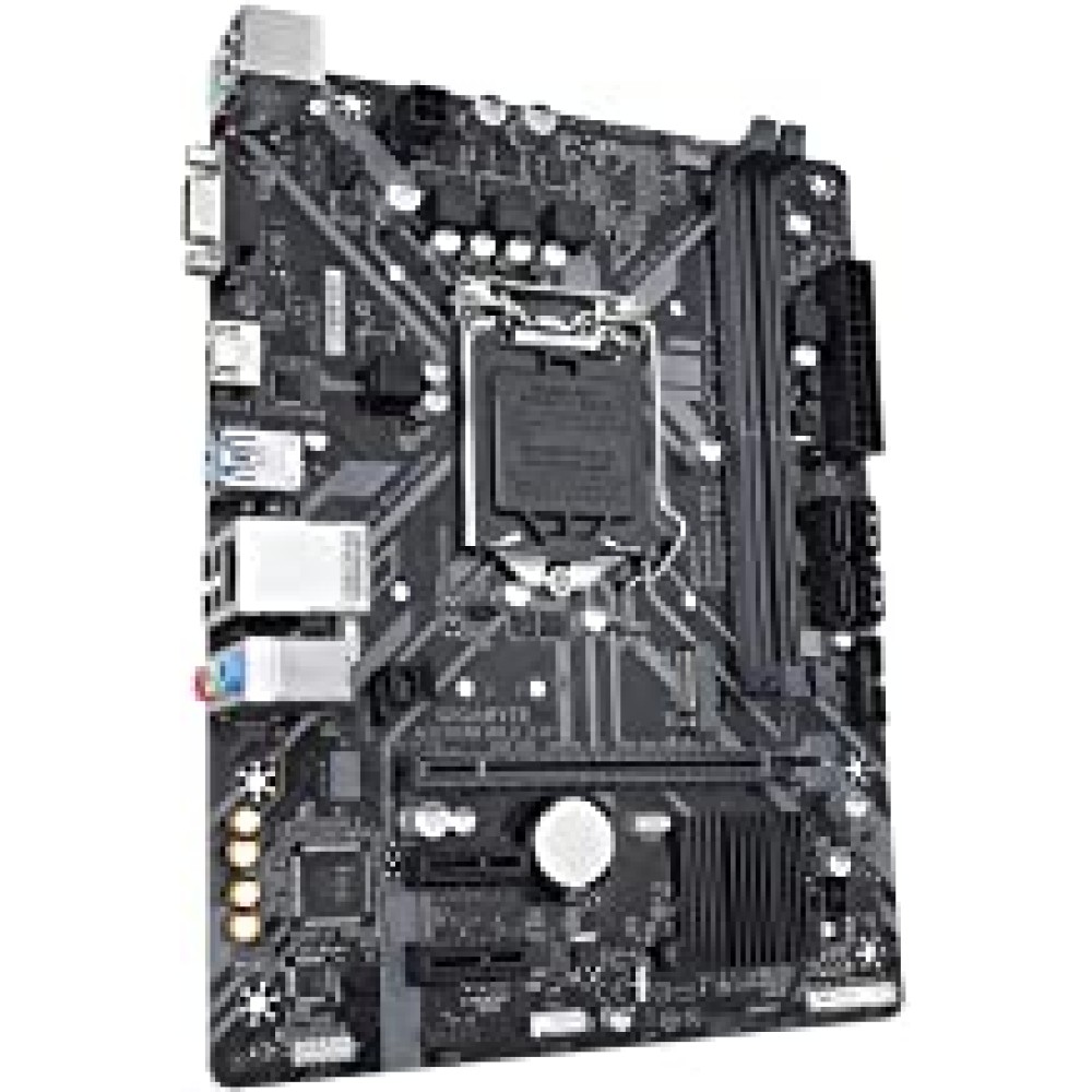 GIGABYTE H310M M.2 2.0 Ultra Durable Motherboard with 8118 Gaming LAN, PCIe Gen2 x2 M.2, HDMI 1.4, D-Sub Ports for Multiple Display