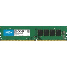 Crucial 8GB Single DDR4 2400 MT/s (PC4-19200) DR x8 Unbuffered DIMM 288-Pin Memory - CT8G4DFD824A