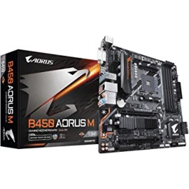 GIGABYTE B450 AORUS M Motherboard with Hybrid Digital PWM, M.2 with Thermal Guard,RGB Fusion 2.0
