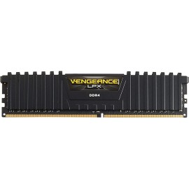Corsair Vengeance LPX 16GB (2x8GB) DDR4 DRAM 2400MHz C14 Memory Kit - Black (CMK16GX4M2A2400C14)