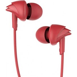 boAt Bassheads 100 in Ear Wired Earphones with Mic(Furious Red)