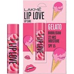 Lakme Lip Love Gelato Lip Balm - Pink, Bubblegum, 4.5 grams