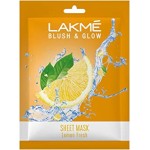 Lakmé Blush & Glow Lemon Sheet Mask, 25 ml