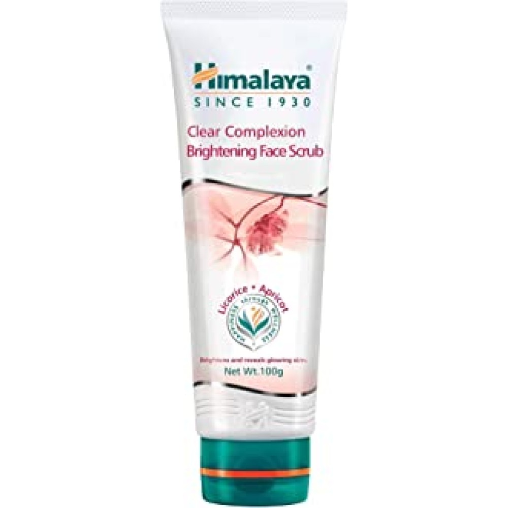 Himalaya Herbals Clear Complexion Whitening Face Scrub, 100g