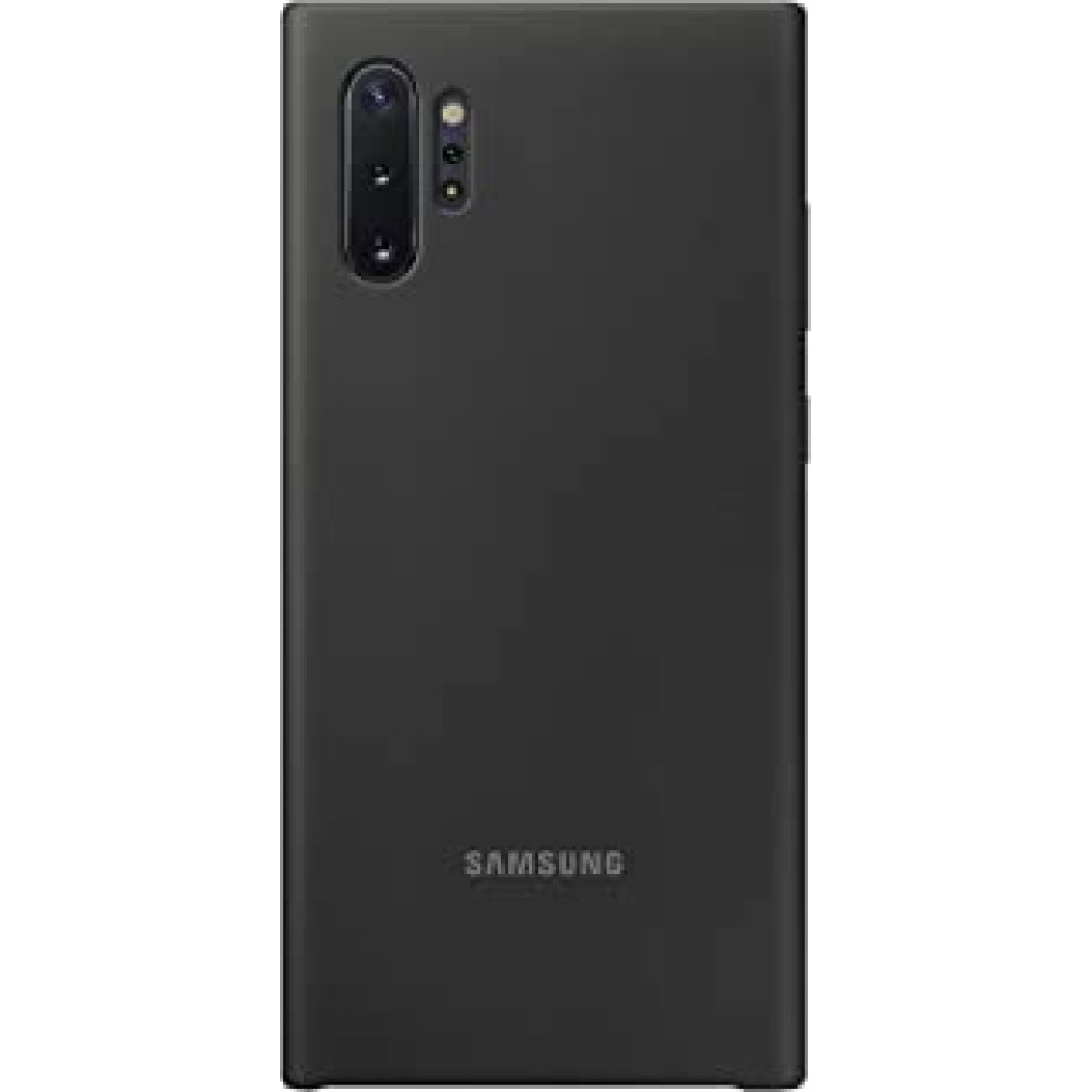 Samsung Galaxy Note10+ Case, Silicone Back Protective Cover - Black (US Version with Warranty) - EF-PN975TBEGUS