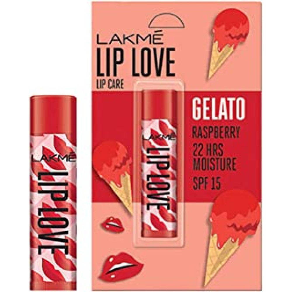 Lakmé Lip Love Gelato Chapstick Raspberry 4.5 g