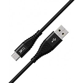 boAt Type C A700 Stress Resistant, Tangle-free, Sturdy Cable with 6.5A Fast Charging & 480Mbps Data Transmission, 10000+ Bends Lifespan and Extended 1.5m Length(Mercurial Black)