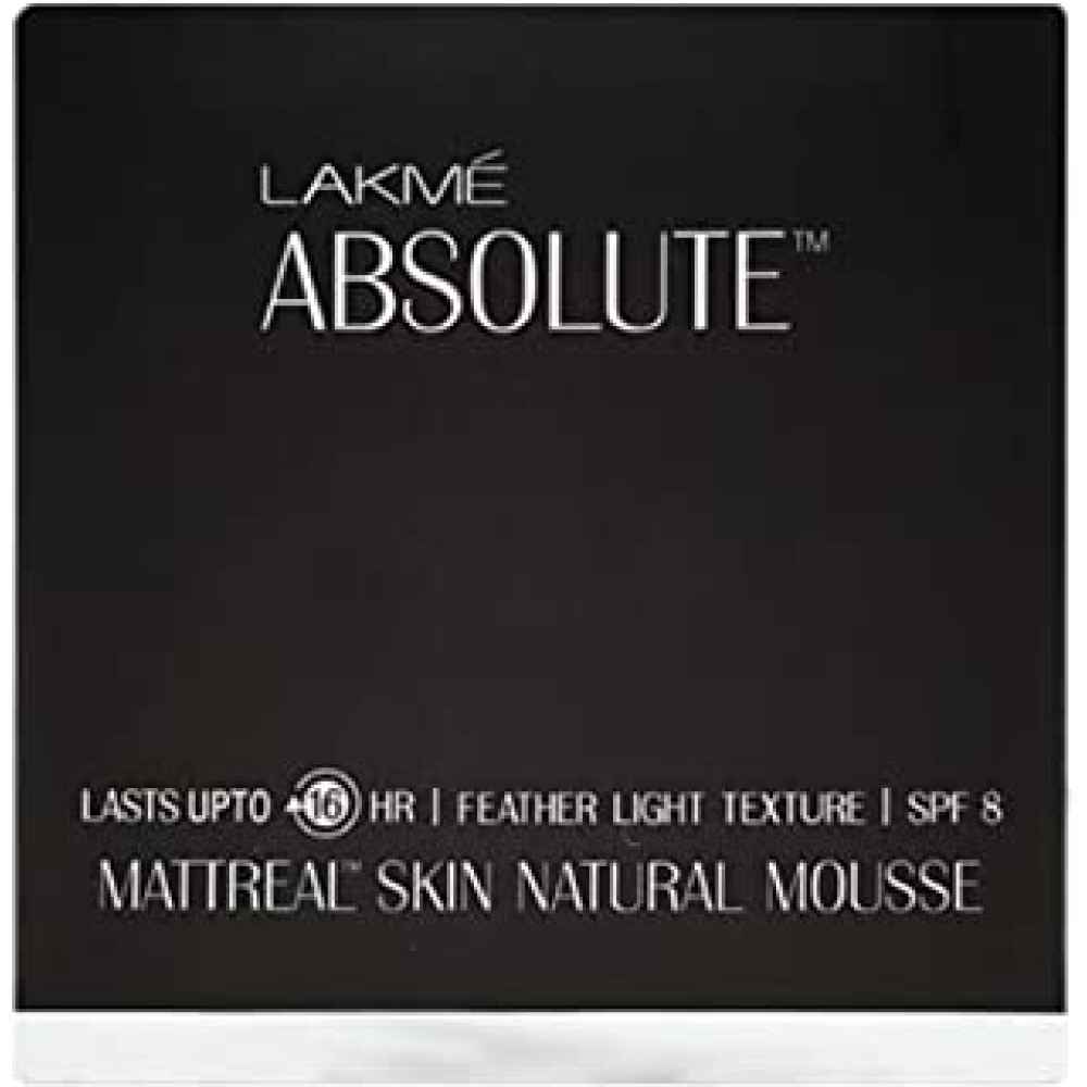 Lakmé Absolute Skin Natural Mousse, Ivory Fair 01, 25g Pack
