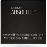 Lakmé Absolute Skin Natural Mousse, Ivory Fair 01, 25g Pack