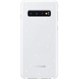 Samsung Galaxy S10 LED Cover â€“ Official Samsung Galaxy S10 Case/Protective Case with LED Display and Light Show â€“ White