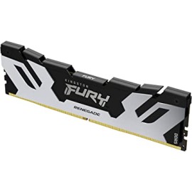 Kingston Fury Renegade Silver 16GB 6400MT/s DDR5 CL32 DIMM Desktop Memory Single Module | Intel XMP 3.0 | Overclocking Stability | KF564C32RS-16