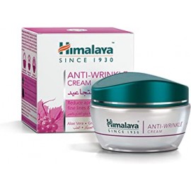 Himalaya Anti-Wrinkle Cream for Men/Women with Aloevera & Grapes | reduce wrinkles, fine lines & age spots | Clinically tested AHA-rich formula | No Alcohol-No Parabens | For Normal to Dry skin| 50g