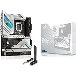ASUS ROG Strix Z690-A Gaming WiFi LGA 1700 (12th Gen Intel Core Processors) ATX Gaming Motherboard with OptiMem III, PCIe 5.0, DDR4, WiFi 6, 2.5 Gb LAN, Four M.2, PCIe Slot Q-Release, and Aura Sync