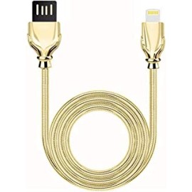 PTron Falcon Pro 2.1A USB Data Cable - 3.2 Feet (1 Meter) - (Gold)