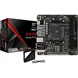 ASROCK AMD X470 Chip Set Mini - ITX Motherboard Fatal1ty X470 Gaming - ITX/AC