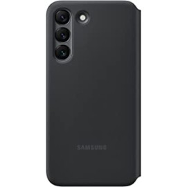 Samsung Polycarbonate Smart LED View Back Cover for Galaxy S22 5G (Black)