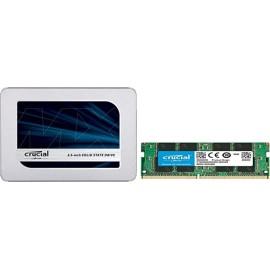 Crucial MX500 500GB 6.35 cm (2.5-inch) SSD & RAM 16GB DDR4 2666 MHz CL19 Laptop Memory CT16G4SFRA266