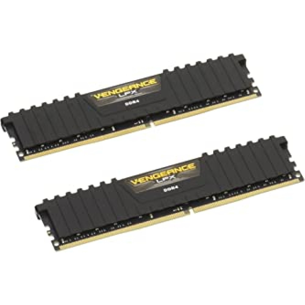 Corsair Vengeance LPX 32GB 2x16GB DDR4 DRAM 2133MHz PC4 17000 C13 Memory Kit - Black