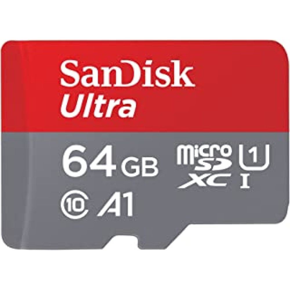SanDisk UltraÂ® microSDXCâ„¢ UHS-I Card, 64GB, 140MB/s R, 10 Y Warranty, for Smartphones