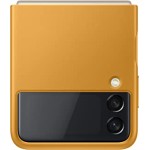 Samsung Original Flip 3 Leather Cover (Mustard) Yellow