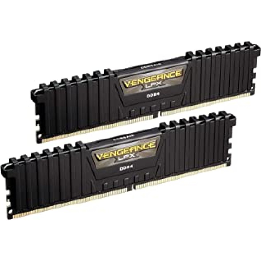 Corsair Vengeance LPX 16GB (2 x 8GB) 3000MHz C16 DDR4 Gaming DRAM Memory Kit for Desktops (Black)