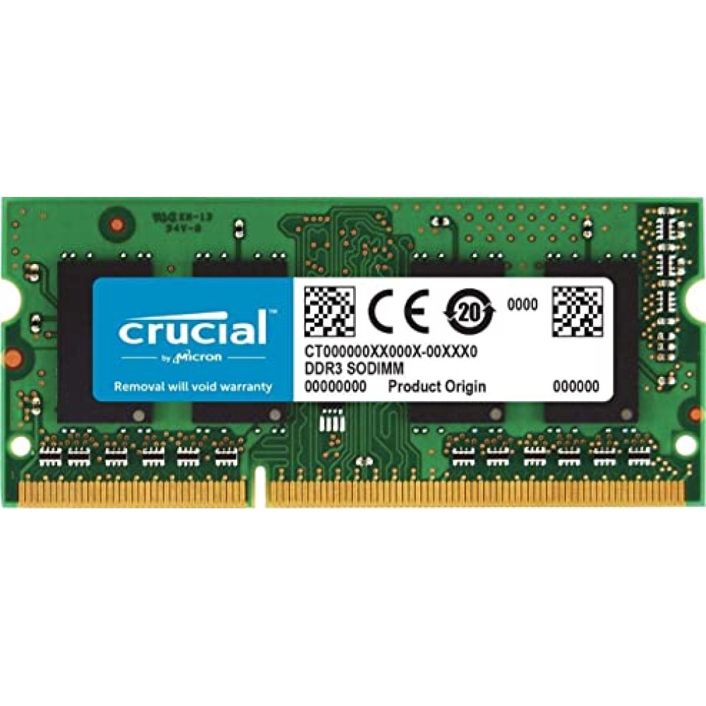 Crucial 4GB 1600MHz DDR3L 204-Pin Laptop Memory (CT51264BF160BJ