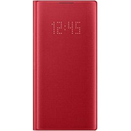 SAMSUNG Original Galaxy Note 10 LED View Cover Case - Red