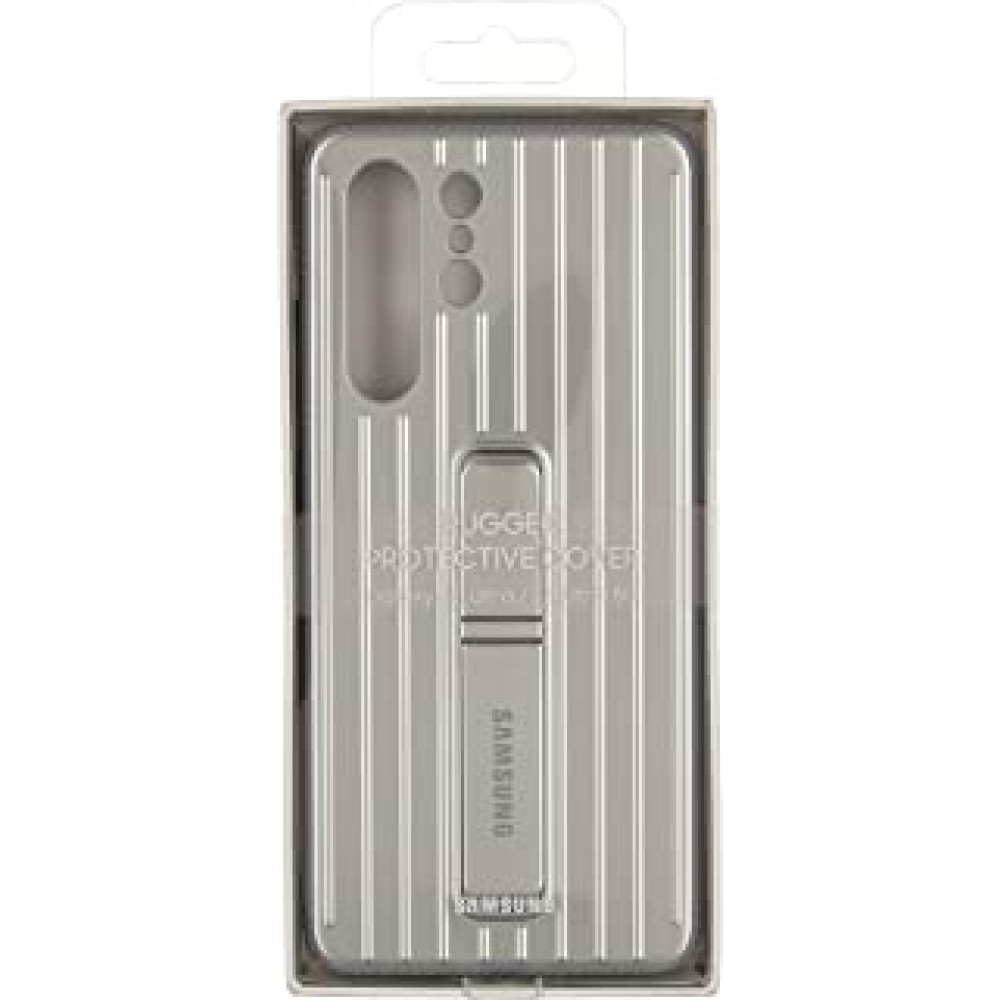 Samsung Case, Rugged Protective Plastic Cover For Samsung Galaxy S21 - Silver (US Version)