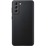 Samsung For Samsung Galaxy S21+ Case, Leather Back Cover - Black (US Version)