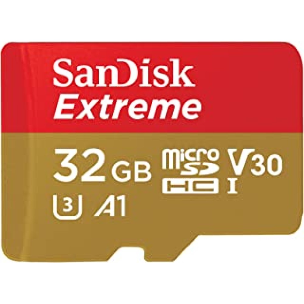 SanDisk Extreme 32GB microSDHC UHS-3 Card - SDSQXAF-032G-GN6MA
