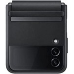 Samsung Official Leather Case for Galaxy Z Flip 4 - (Black)
