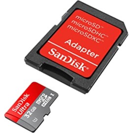 Sandisk Ultra microSDHC UHS-I 32GB Class 10 Memory Card with Adapter (Upto 30 Mbps speed)