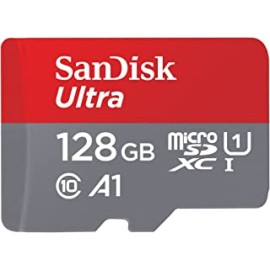 SanDisk UltraÂ® microSDXCâ„¢ UHS-I Card, 128GB, 140MB/s R, 10 Y Warranty, for Smartphones