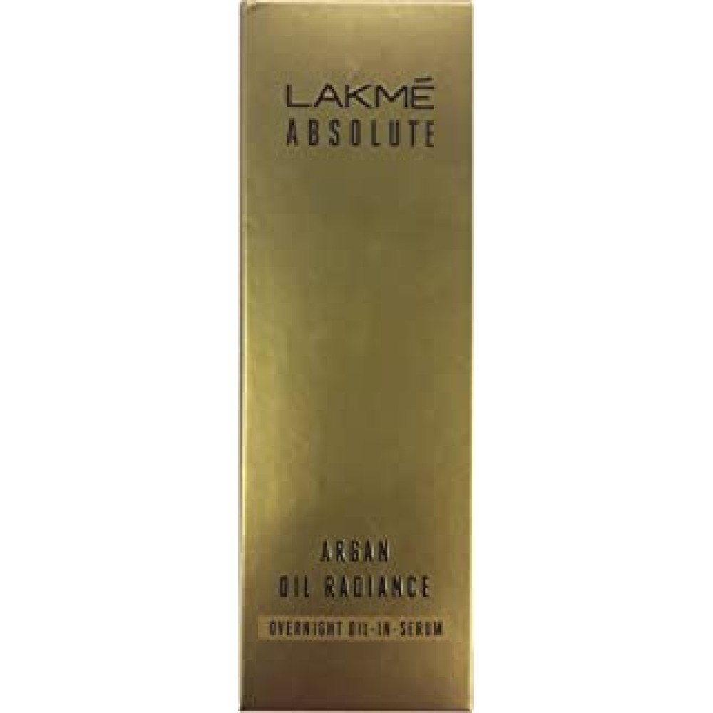 Lakmé Absolute Argan Oil Radiance - Overnight Oil-in-Serum, 15ml Carton