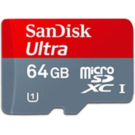Sandisk Mobile Ultra 64GB Class 10 microSDXC Memory Card with SD Adaptor (SDSDQU-064G-U46A)